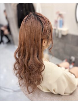 ヘアセット クラン ソア 心斎橋店(hair set Clan soar) サイド編み込み【クランソア】ヘアメ/ヘアセット/心斎橋