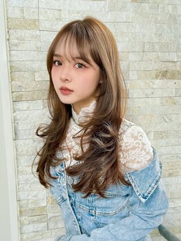 レミエ ダイカンヤマ(lemiie)の写真/トレンドのレイヤーカットとハッシュカット★ブリーチなしダブルカラーで透明感★上質なカラーで"理想"に
