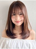 結べるボブ外ハネボブ美髪ワンホンレイヤー斜めバング愛され