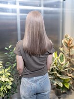 フィッツコア(FITS CORE)&nbsp;黒染め履歴→ミルクティーグレージュ