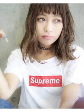 サロンドミルク 原宿(salon de MiLK) ベビーバング×ソフトハイライト