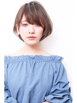 モニカ 西宮北口(Monica) アシメショートエアリーショートグレージュナチュラルボブ