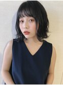 【津賀雅也】暗髪美人!大人小顔カジュアルボブ♪