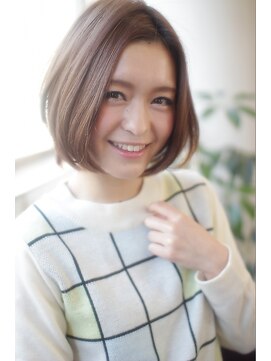 アグ ヘアー コード 甲斐店(Agu hair kord) 大人気のショートボブスタイル