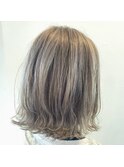 ハイトーンロブ「ブリーチ/ハイライト/髪質改善/金沢文庫駅」