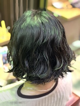 ライスラボニータ(La isla Bonita) 黒髪でもカールで軽く