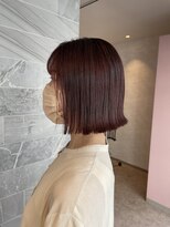 ジル アンク(Jill ankh)&nbsp;《Jill ankh姫路駅前》ピンクラベンダー×外ハネボブ　艶髪