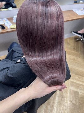 シカ 神戸三宮元町店(Cica) ピンクカラー ピンクベージュ 韓国ヘア 艶髪 髪質改善 三宮