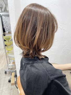 ミッシェル アフロート(michelle afloat) 脱ぺたんこボブ☆Cカーブで絶壁を防ぎ立体感ボブに☆