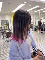 アフューズバイストゥー(Vfuse by StueW)&nbsp;裾ピンクのくくって隠せるスタイル[倉敷][岡山]