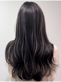 レイヤーカット×大人ハイライト