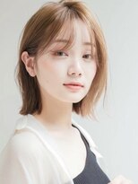 プアメリア 名古屋(Puamelia)&nbsp;トリートメント ブリーチなしダブルカラー 前髪縮毛矯正