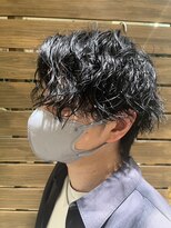 ヘアサロン フラット(hair salon flat) メンズカジュアルツイストパーマスパイラルパーマモテる黒髪