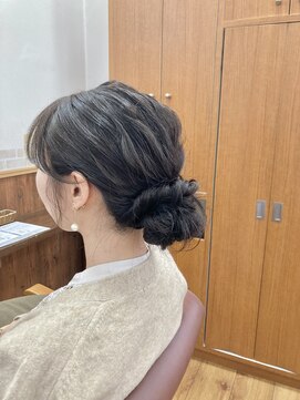 トップヘアー 中庄店(TOP HAIR fuapua) ナチュラルシニヨン『Nao』