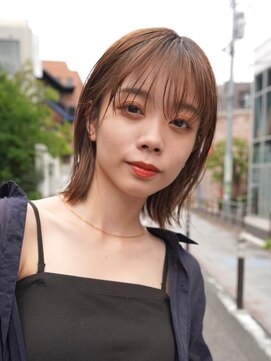 ニコ トウキョウ 渋谷(nico TOKYO) ミディアムレイヤーカットボブウルフ/10代20代/インナーカラー