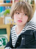 外国人風ラベンダーアッシュショートウルフc5北浦和10代20代30代