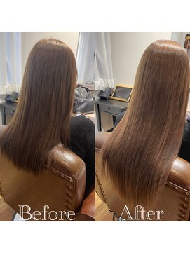 アンス 大阪梅田(ANs.) 20代30代40代大人可愛いグレージュエクステ立体感小顔