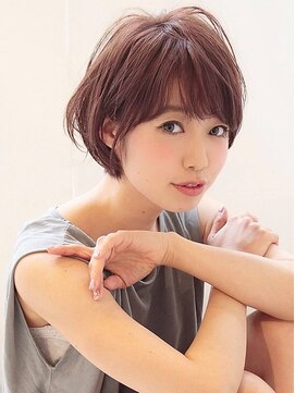 アグ ヘアー アソル  都城東町店(Agu hair athol) 《Agu hair》大人かわいい耳かけショート ショートボブ