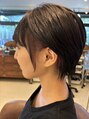 ヘアーガーデンリゾート 高倉町店&nbsp;イヤリングカラーで遊びもきかせたショートスタイル