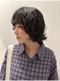 honoka ボブ・ボブパーマ・ミニボブ・黒髪パーマ・黒髪ボブ