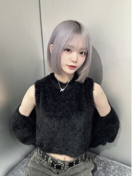 アルーシェ 秋葉原店(Alushe)の写真/[超音波アイロン]《カット+フルカラー+TR¥10500》ブリーチ+カラー¥12000[秋葉原/髪質改善/インナーカラー]