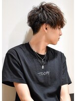 リップス 千葉annex(LIPPS)&nbsp;【ラフ無造作】前下がり刈り上げツーブロックマッシュパーマヘア