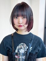 アイティーバイアルバム 北千住店(IT by ALBUM)&nbsp;顔周りレイヤーミディアムボブ前髪カット_ba522031
