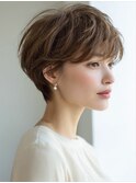 アプリコットオレンジハイライトカラーサーフカール夏くびれヘア