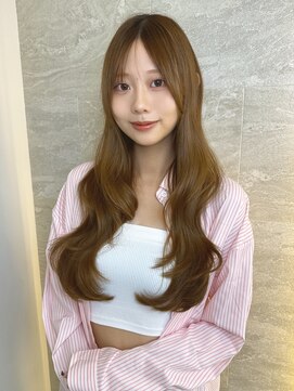 ロンドアヴァントゥス 池袋(Lond aventus) オリーブグレー/レイヤーカット/韓国風巻き/髪質改善/池袋