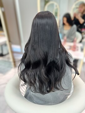 ロンドルピナス 小倉(Lond Lupinus) ミディアムヘア暗めカラー/デザインカラー/フェイスフレーミング