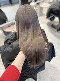 ミディアムヘア/暗めカラー/グランマッシュ/梅田