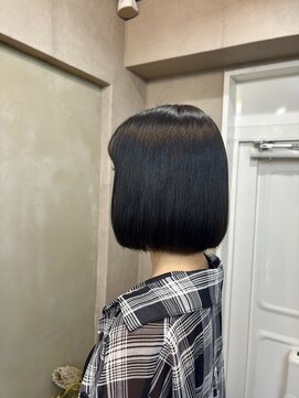 ファビ 渋谷(Fab) くびれヘア/暗めカラー/アプリコットオレンジ/縮毛矯正