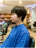 〈新垣拓未〉マッシュショート/すっきりシルエット/透明感カラー