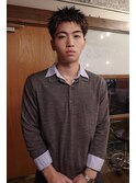 刈り上げメンズショートスパイキーショート