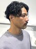【新規限定】メンズカット＋波巻きパーマ　￥10000