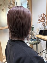ルーム 富木島店(room)&nbsp;切りっぱなしボブ×スモーキーパープル