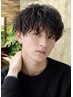 【メンズ】メンズカット+シャドウパーマ ￥12,500