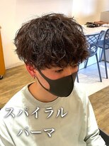 ルースト 南堀江店(ROOST)&nbsp;MEN’S/リバースセンターパート/ニュアンスパーマ/南堀江