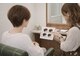 トッカ 仙台東口店(tocca)の写真/途中で担当者が変わらない安心感☆あなたの事を一番理解しているスタイリストが仕上げまで丁寧に担当します
