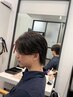 優真限定指名料込！【カット＋ニュアンスorフェザーパーマ＋トリートメント】