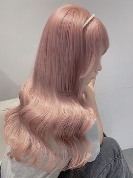 ベレーザ 川越(Beleza) ba16082_ピンクベージュハイトーンカラー透明感ワンホンヘア艶髪