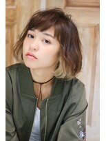 サンク ドリームプラザ店(CINQ)&nbsp;【CINQ】大柳　インナーカラー×ボブ