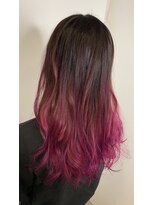 リー 京橋(Lee)&nbsp;【lee 京橋】シースルーカラー×リラックスウェーブ