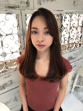 ロンドアベニール 北千住(Lond avenir) 【Lond avenir本田奈穂美】うるツヤストレートワンカールヘア