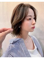 フラッグ ヘアー 天神西通り店(Flag HAIR)&nbsp;韓国ボブ☆イルミナカラー☆インナーカラー