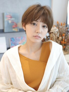 ハーバーズ バイ エムスラッシュ 鎌倉由比ヶ浜(Harbors by M.SLASH) HARBORS鎌倉/マッシュショート/ショートウルフ/マットブラウンj