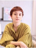 ショート前髪/暖色系カラー/フレンチガーリー/元町!