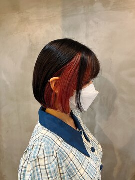 ルフレ 新宿本店1st(Reflet) 《インナーカラー》#新宿#新宿三丁目#髪質改善