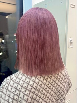 ゲーム 下北沢(GAME) ダブルカラーミルクティーピンクベージュカラーケアブリーチ韓国