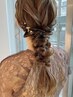 ヘアアレンジ　￥4400